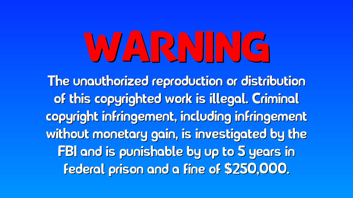 Fbi Warning Screen Logo Notebook Planner VHS FBI Warning Screen Retro