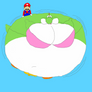 Huge Yoshi Blimp