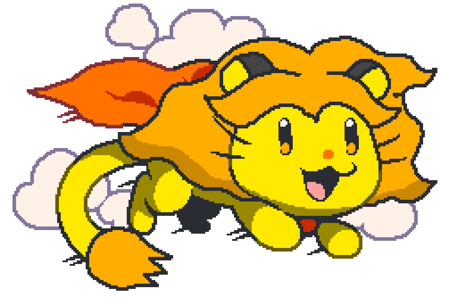 Rabo De Gato pixel by Cripy64 on DeviantArt