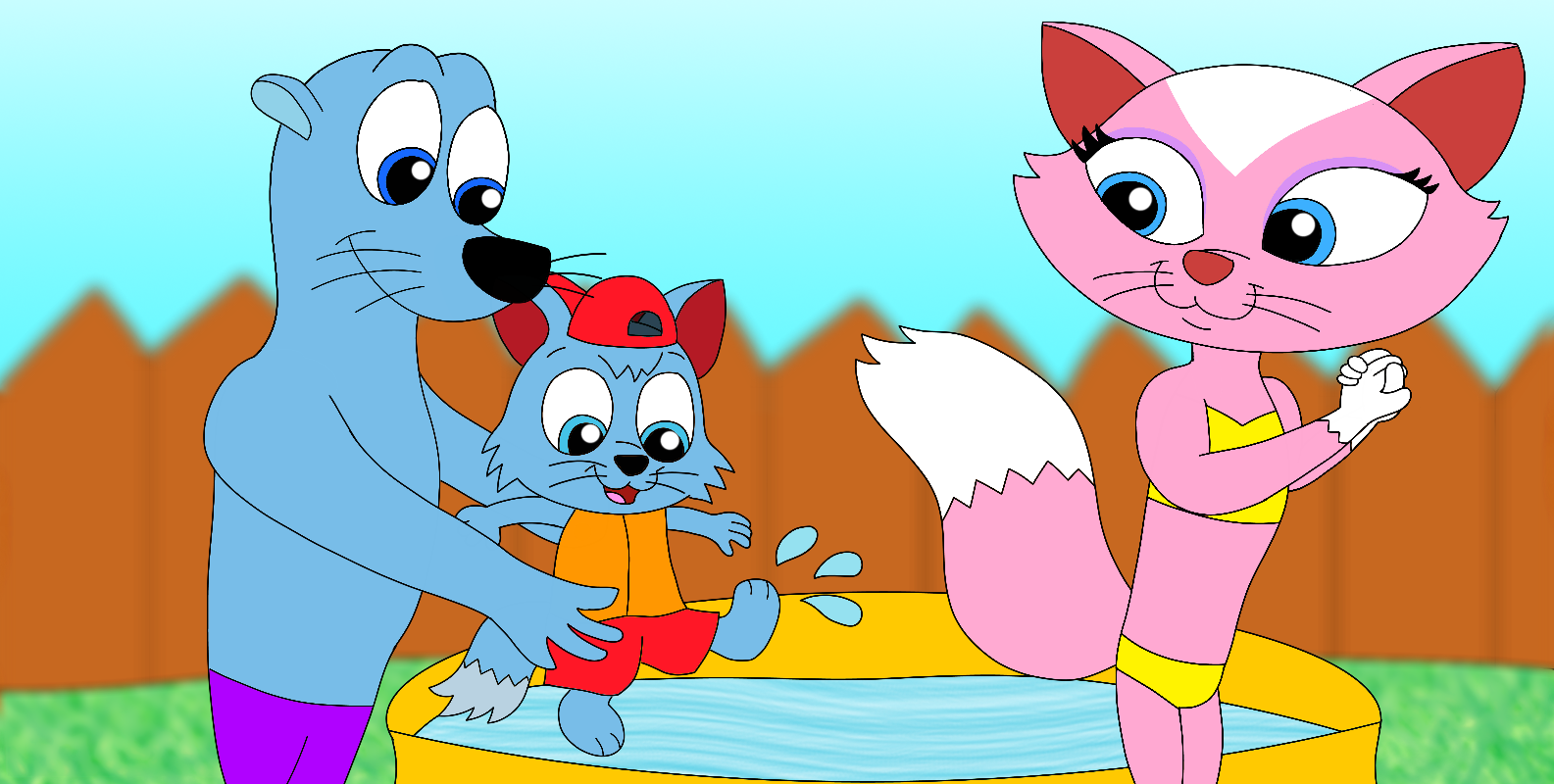 Danger Rangers: First Time Swimming by Rebow19-64 on DeviantArt