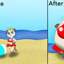 Kaiya as a Giant Beach Ball