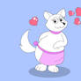 Hazel the Husky in Rebow Toon