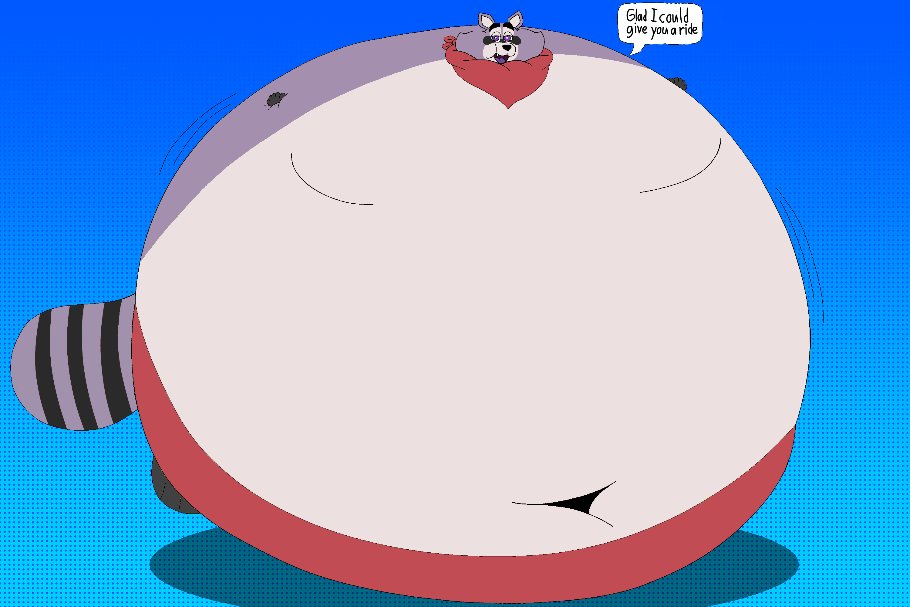 Rambley the Bigger Fat Raccoon by Rebow19-64 on DeviantArt