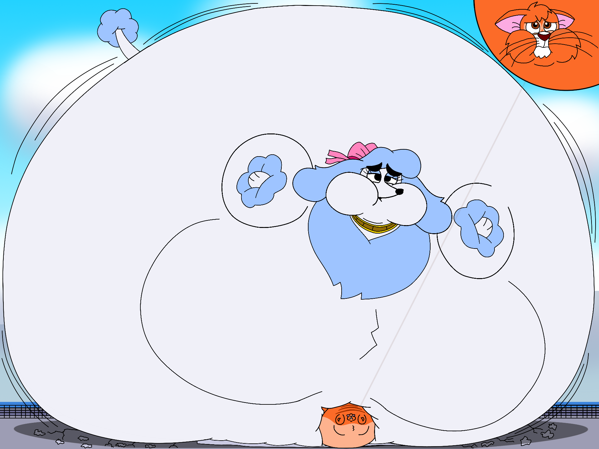 Bigger Fat Inflated Georgette by Rebow19-64 on DeviantArt
