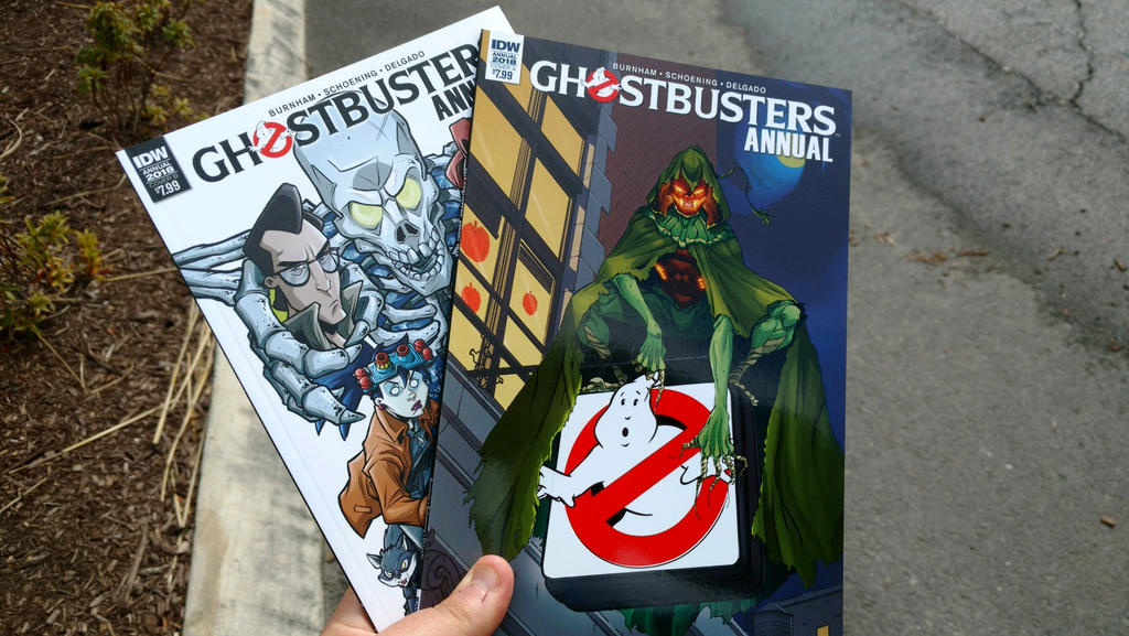 Two 2018 Ghostbusters Annuals