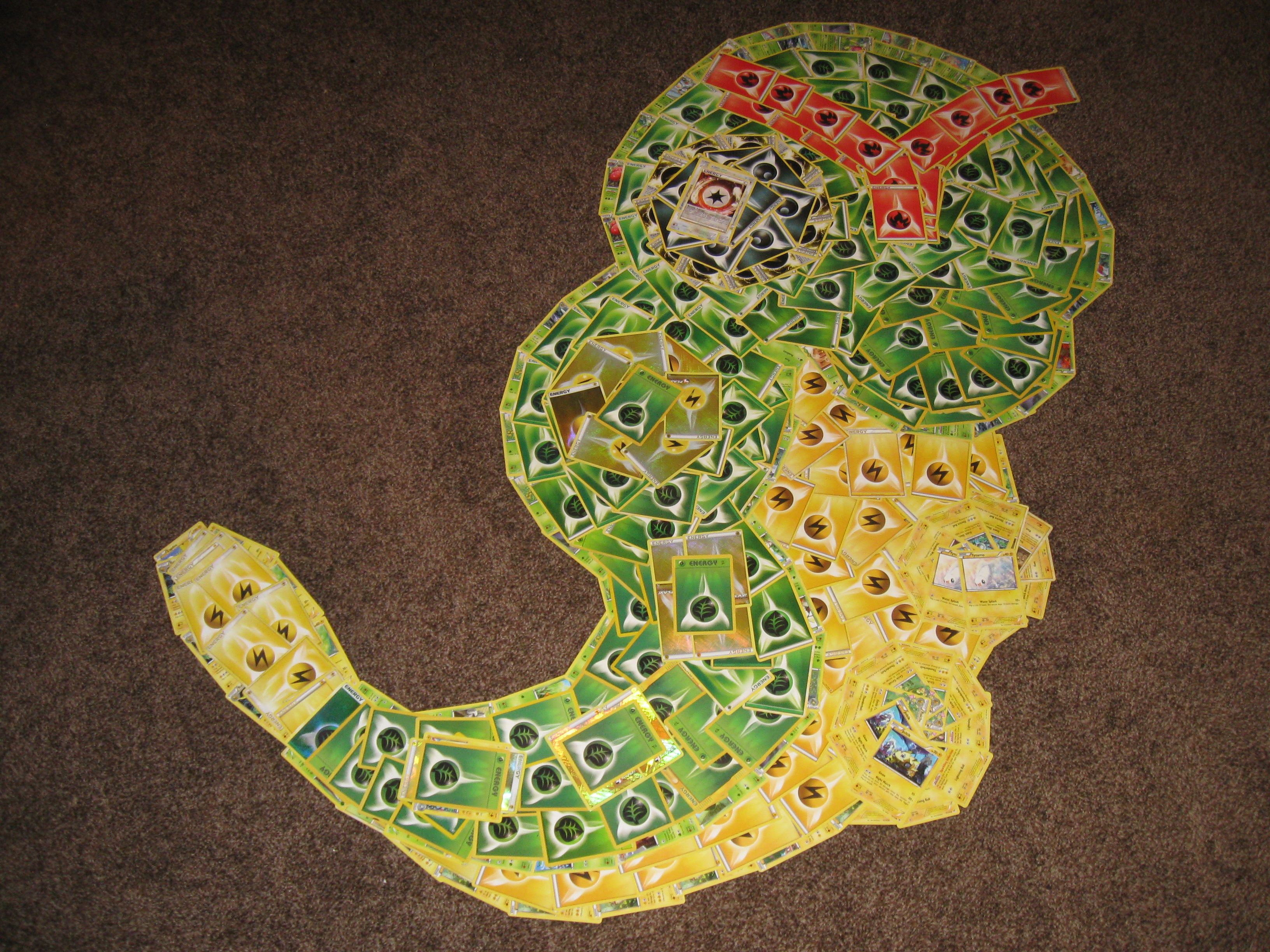 Caterpie (Pokemon Card Collage)