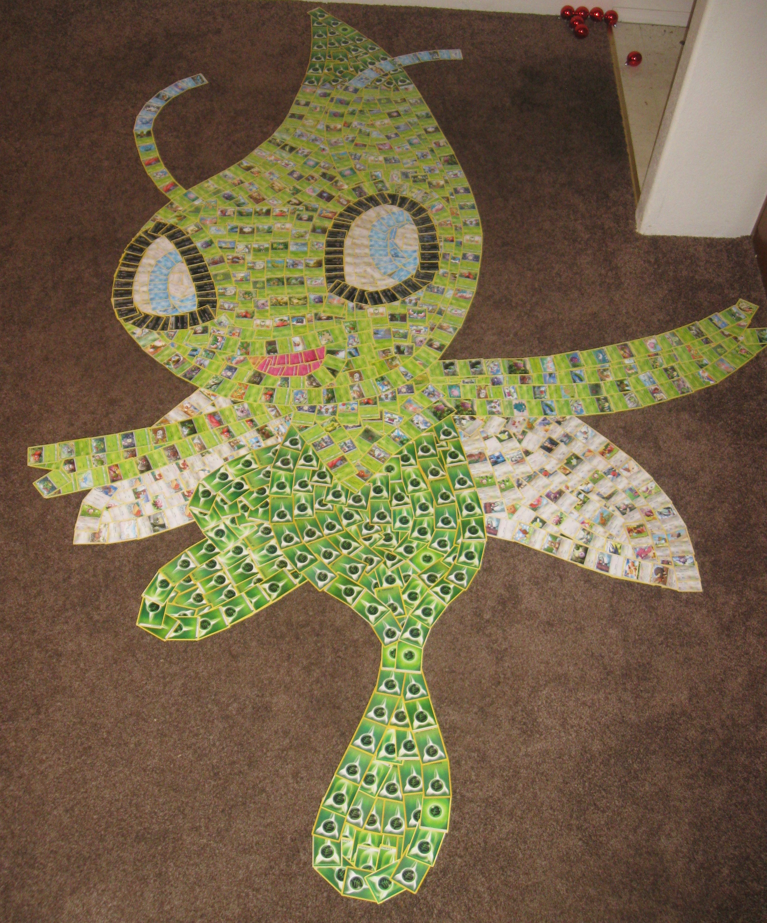 Celebi (Pokemon Card Collage)