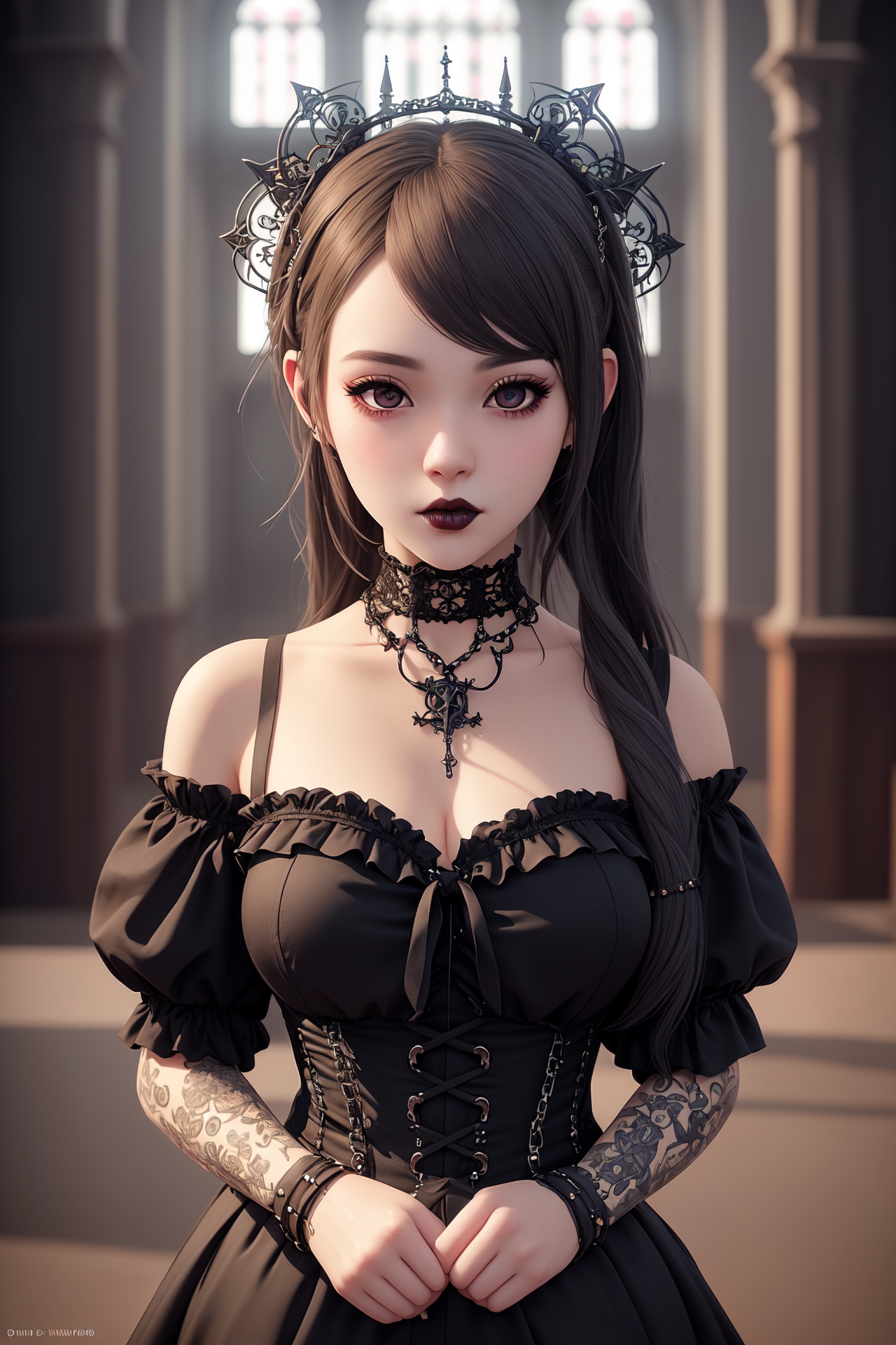 Cute Goth Anime Girl by BlueJacketSword on DeviantArt