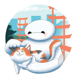 Baymax and Mochi