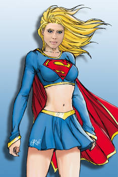 My girlfiend as Supergirl