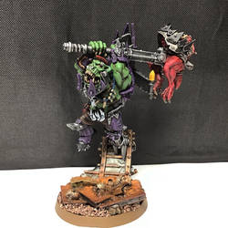 Ork Warboss W/ Squighammer