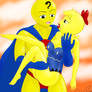 SuperPacMan and Miss PacMan -$