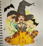 Halloween Mei by Shlickcunny