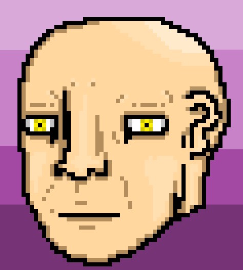 Hotline Miami Head Base (Bald/Henchman)