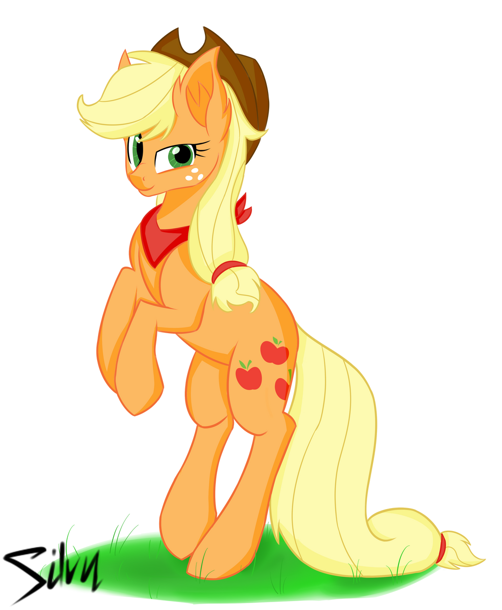 Applejack Smirkin'