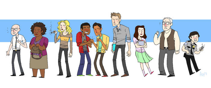 The Greendale Seven (plus two)