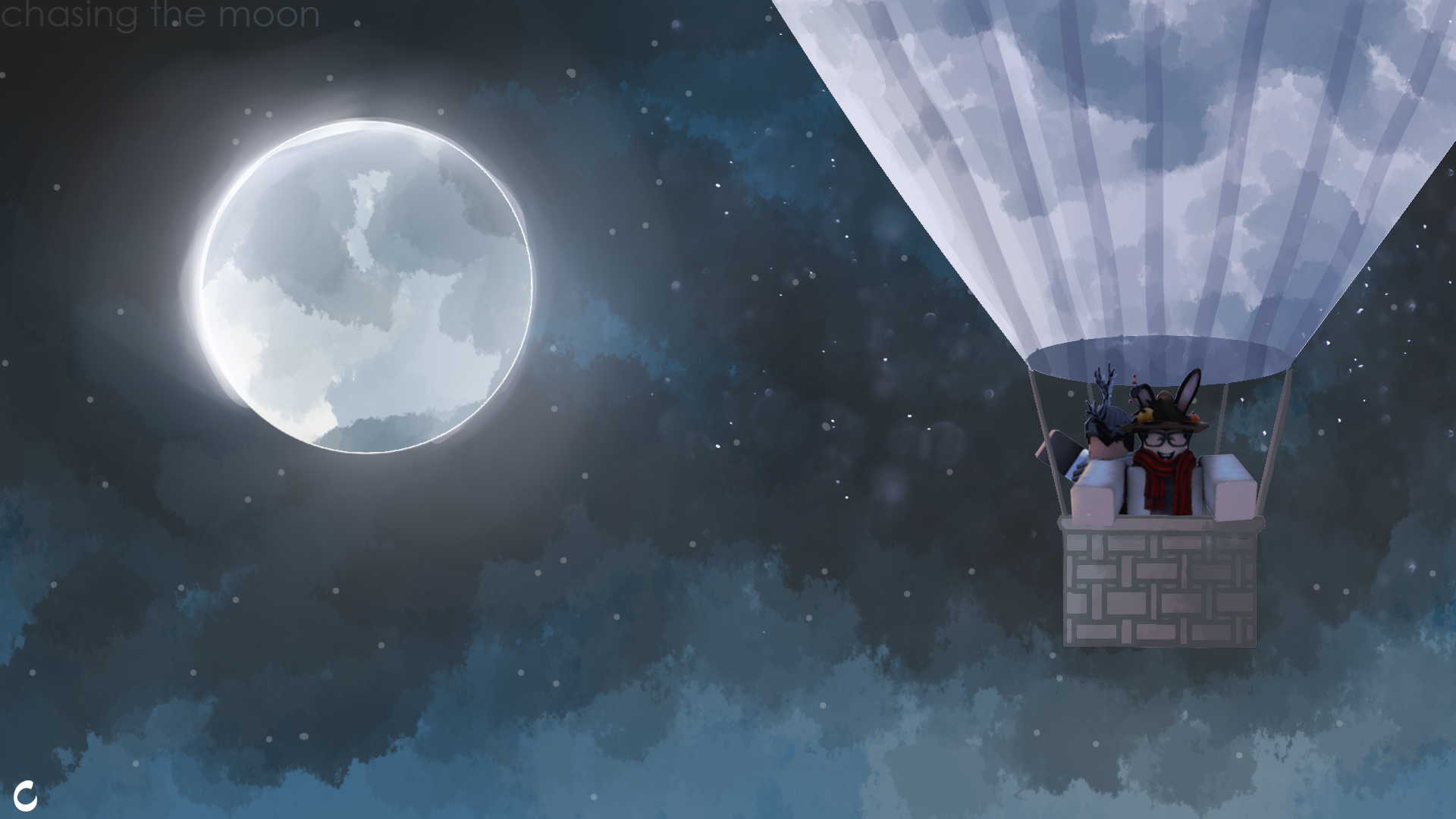 Chasing The Moon Roblox Winning Contest Entry By Chelseasgfx On Deviantart - roblox gfx contest