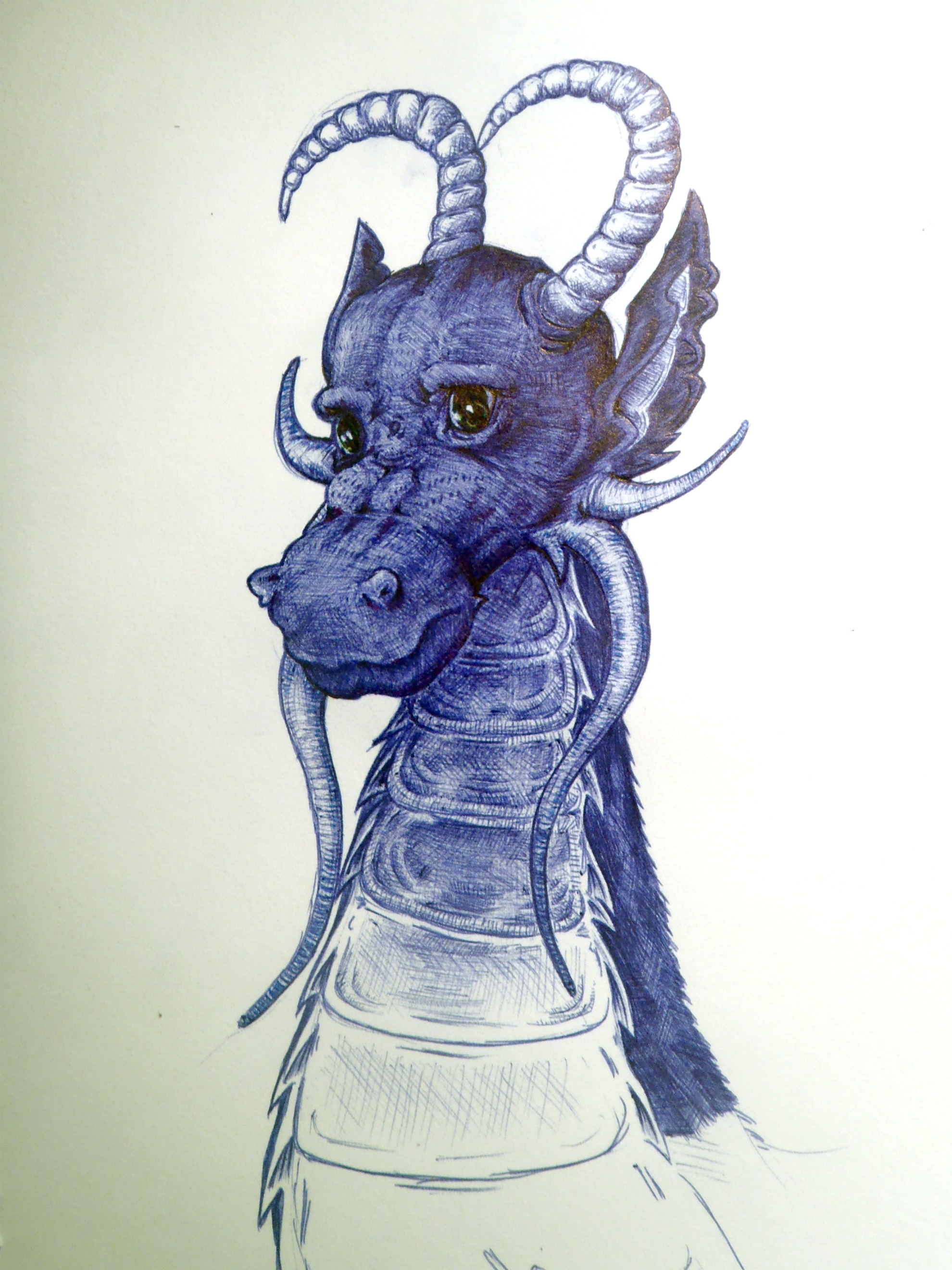 ballpoint dragon of classroom boredom