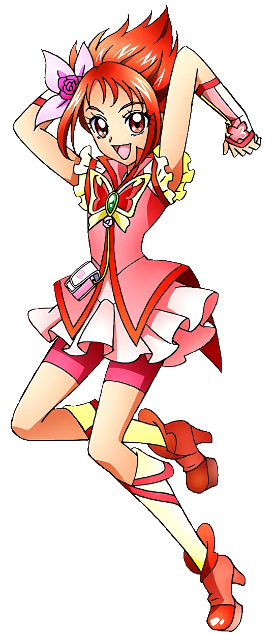 Cure Rougw Cure Rouge (Ganbarizing Render) by KouseiFan on DeviantArt