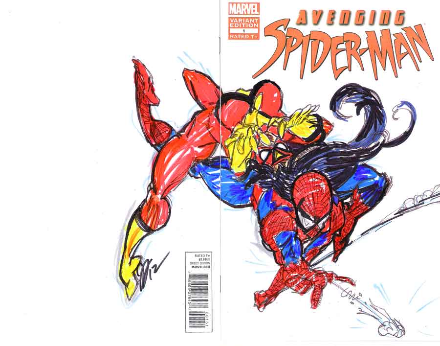 Avenging Spiders Blank Variant