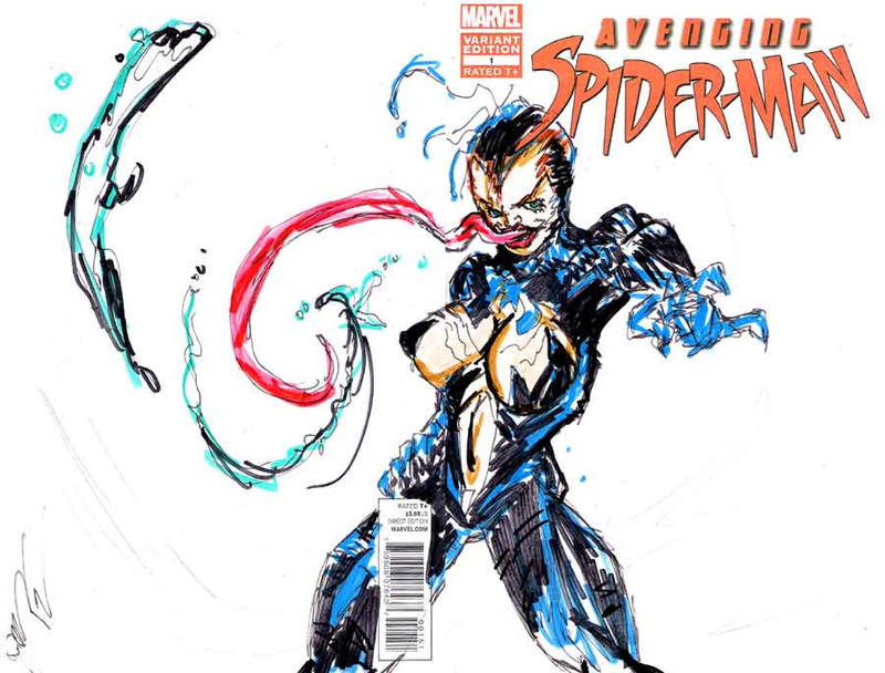 MJ as Venom