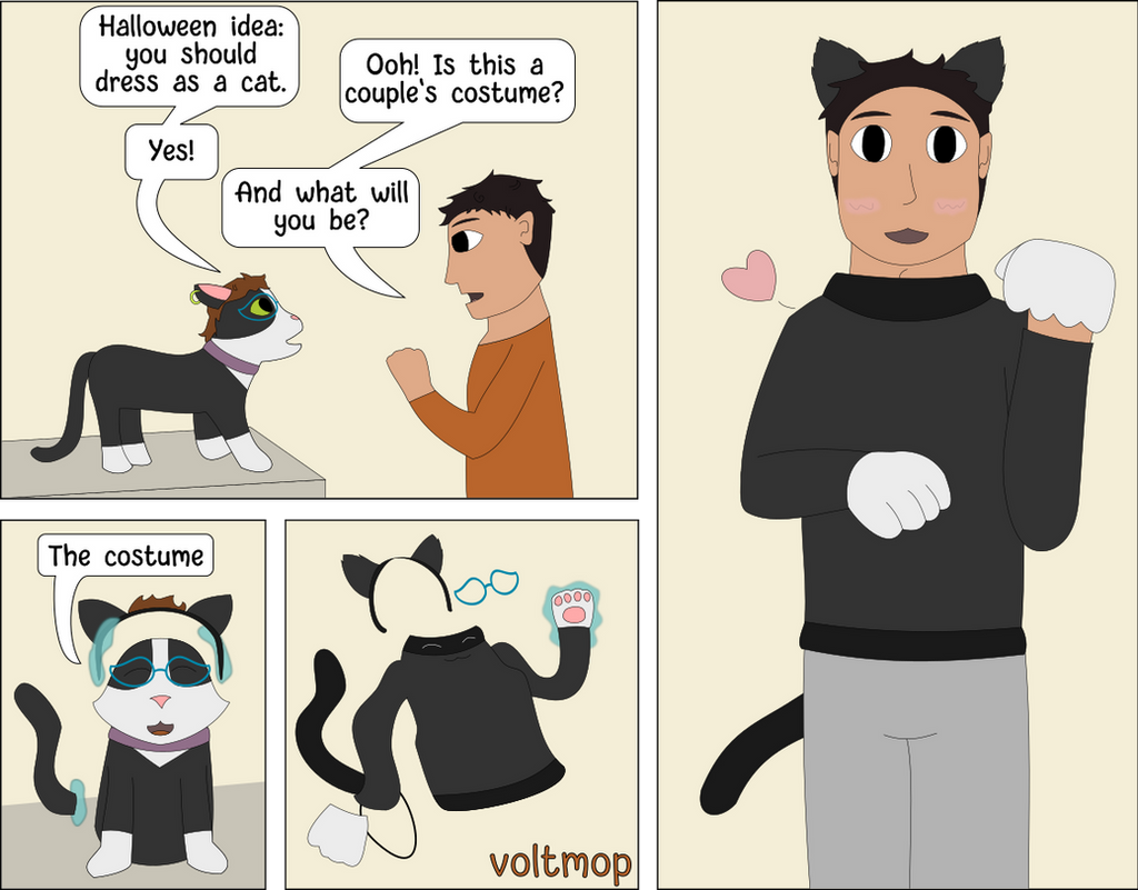 Couple's Costume (Inanimate TF) by voltmop on DeviantArt