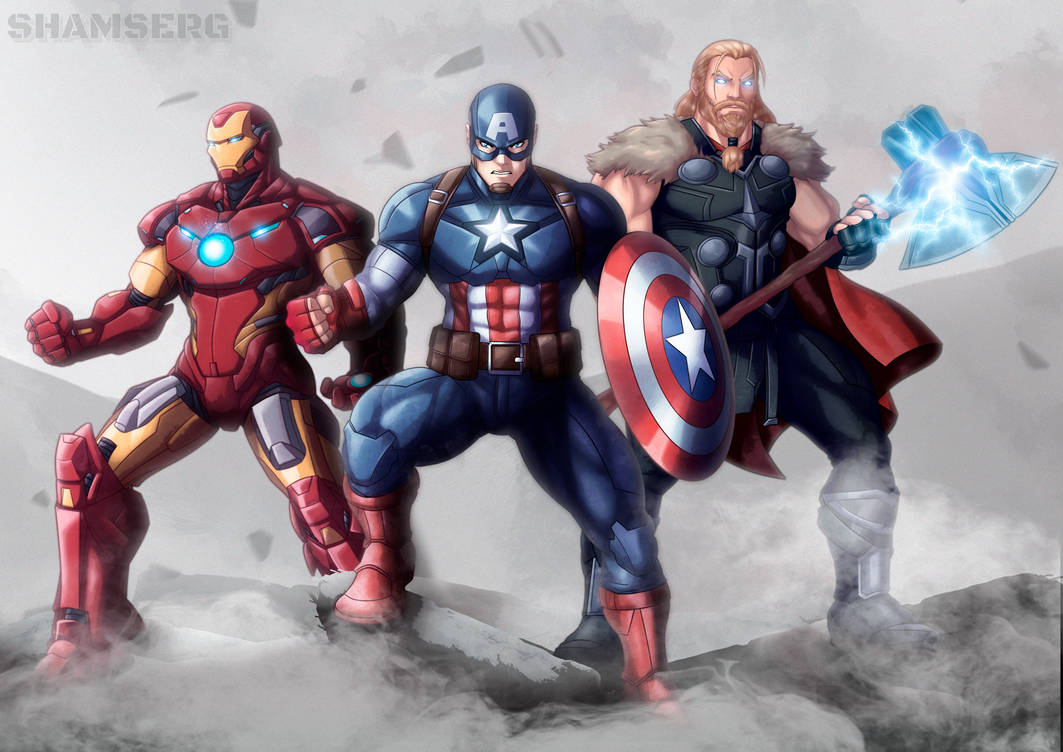 Avengers Trinity by shamserg on DeviantArt