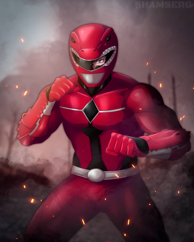 Red Ranger commission by shamserg on DeviantArt