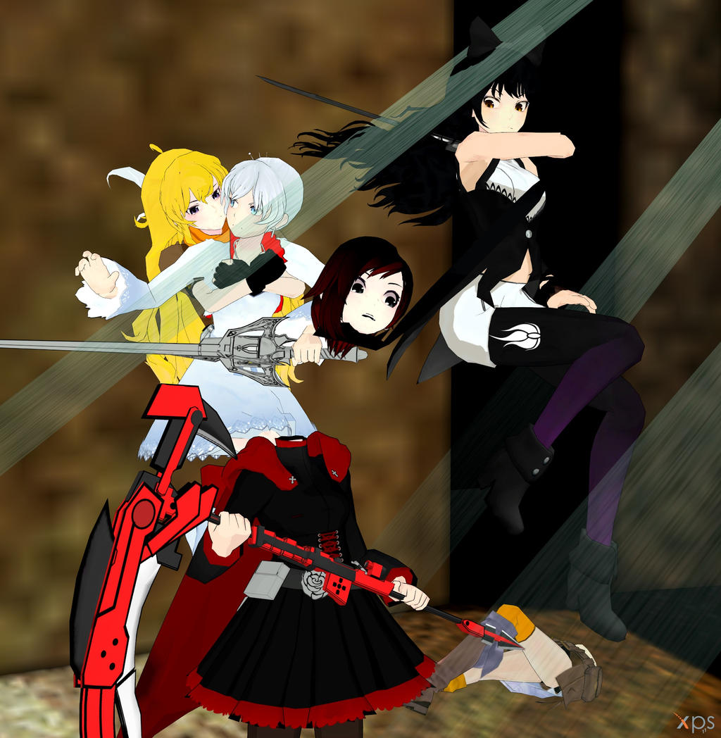 Rwby Rang Rage RWBY - Fight by Argeti on DeviantArt