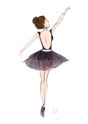 Ballerina drawing 