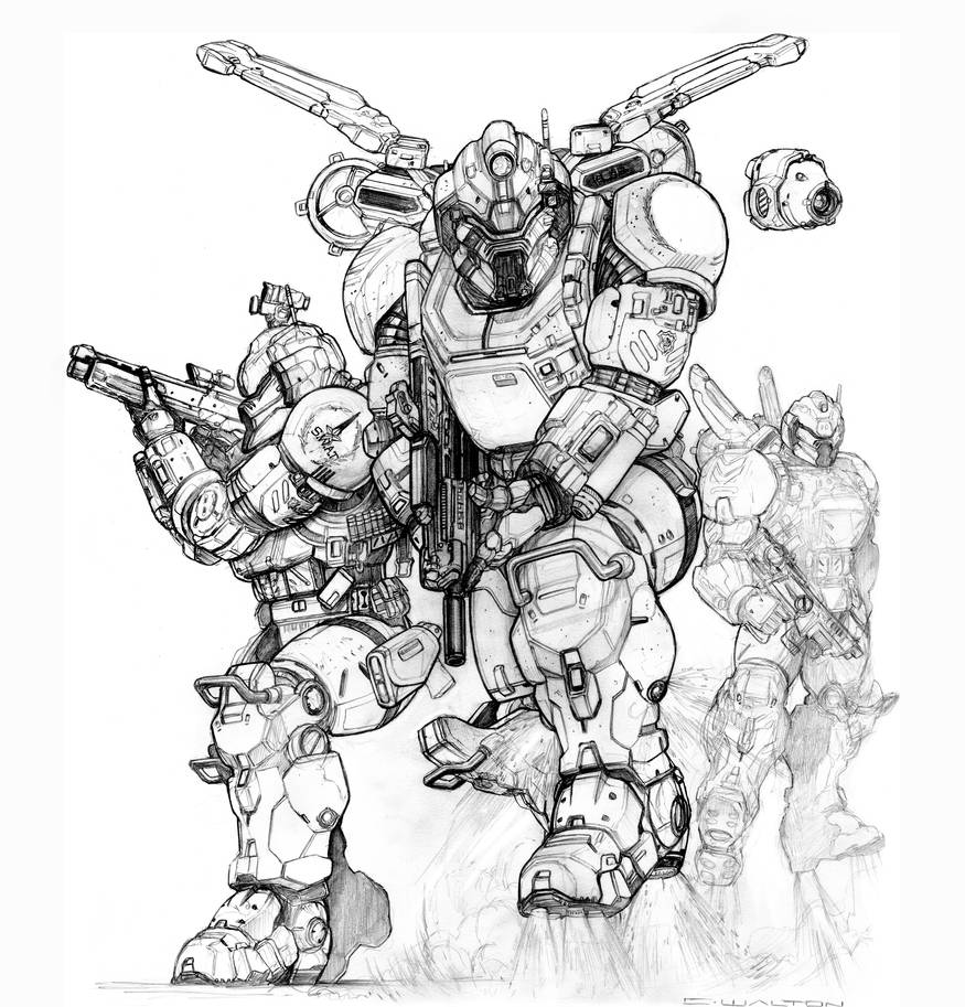 RIFTS NG Enforcer Guardsmen Power Armor by ChuckWalton on DeviantArt