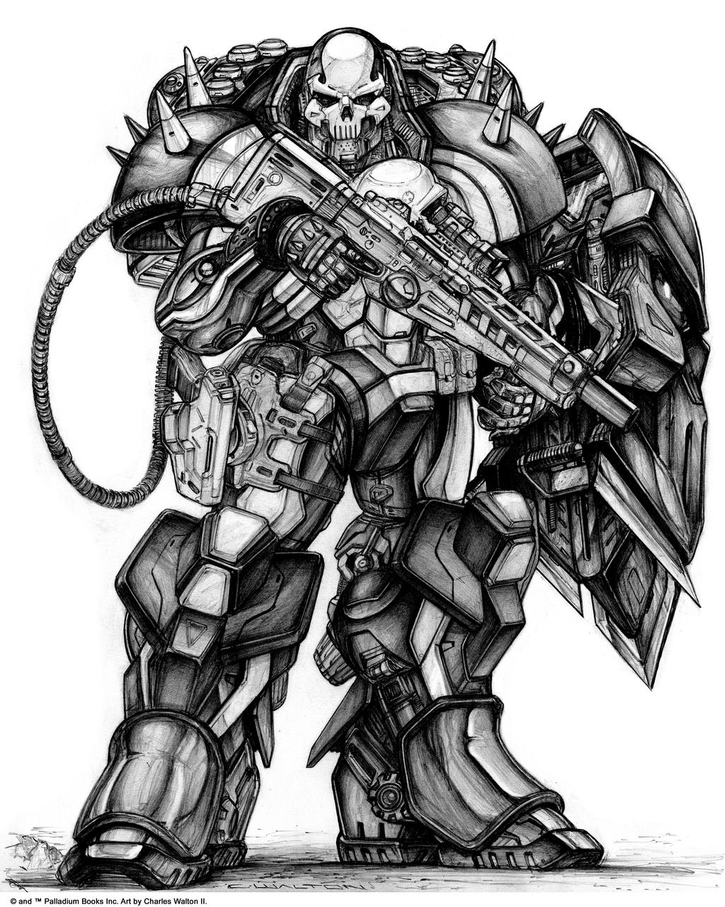RIFTS CS Death Knight by ChuckWalton on DeviantArt
