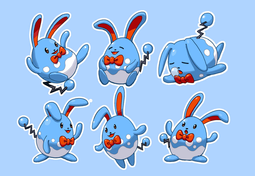 Azumarill by DustyDigitalArt on DeviantArt