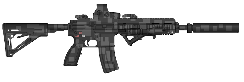 HK416 Digital camo