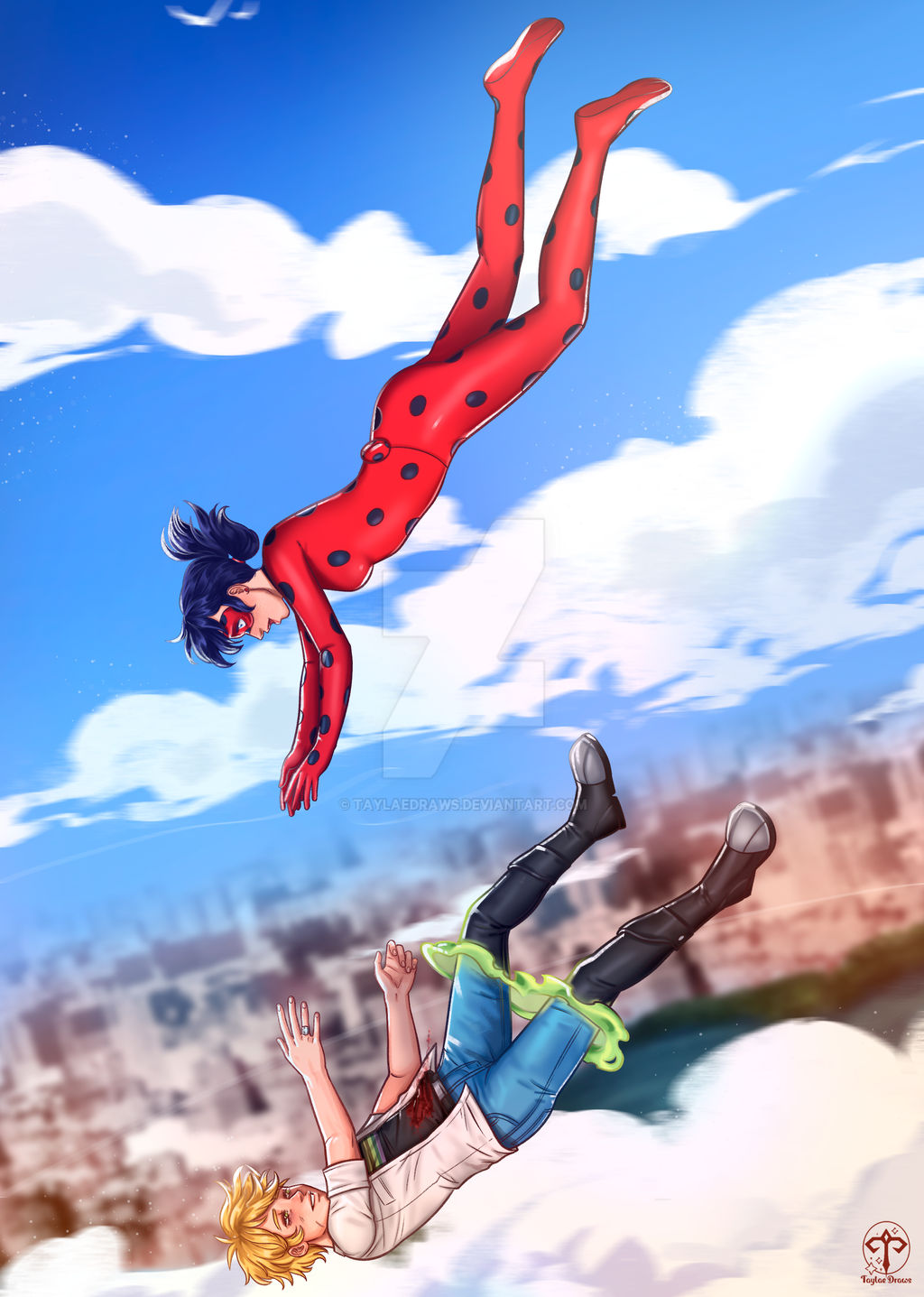 Commission Ladybug Commission- Ladybug and Chat noir fancomic by Taylaedraws on DeviantArt