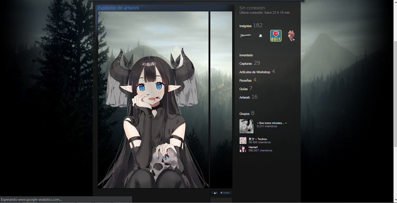 Steam Artwork Design Girl Anime by alexsvn on DeviantArt