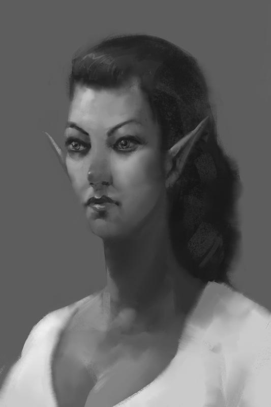 Buff Elf Portrait Portrait of an Elf by noahbradley on DeviantArt