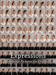 Expressions - Reference Pictures for Creators by noahbradley