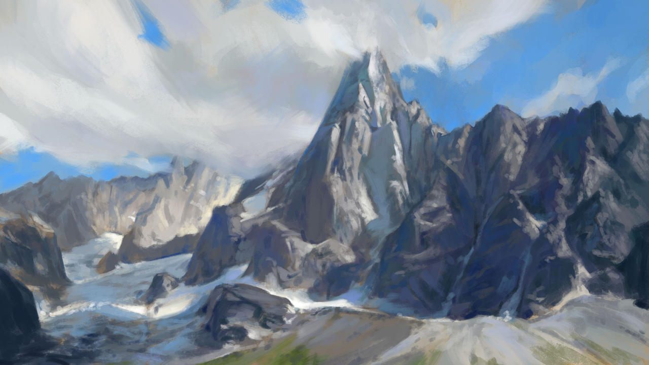 French Alps study by noahbradley on DeviantArt