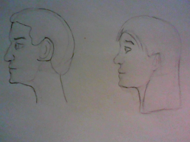 Sketch - People Practice (1), Profiles