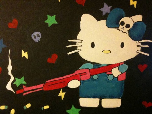 Hello Kitty Gangsta by stinaaaaa on DeviantArt