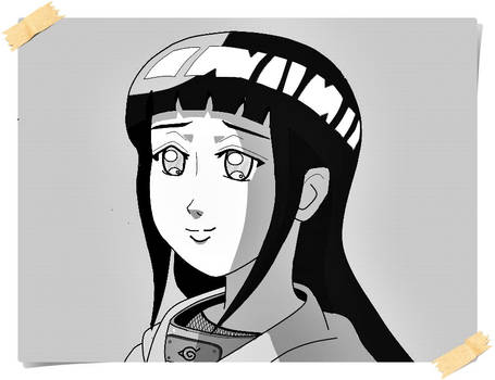 hinata B+W photo