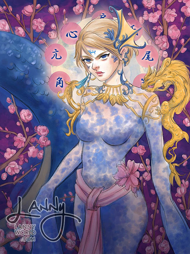 Priestess of Seiryuu by LannySu