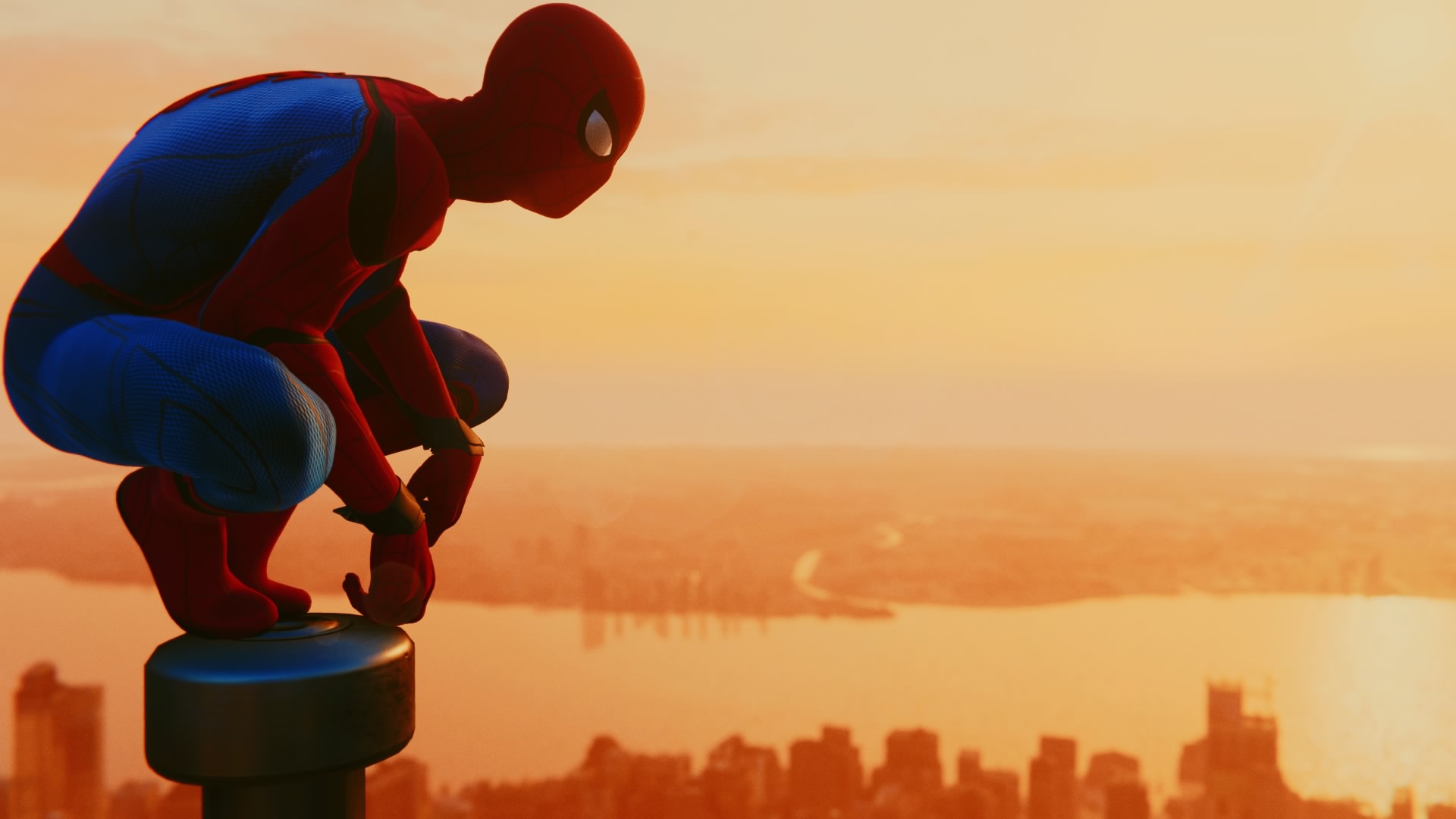 Marvel Sunset Marvel's Spider-Man - City Sunset by SolidierSnake on DeviantArt