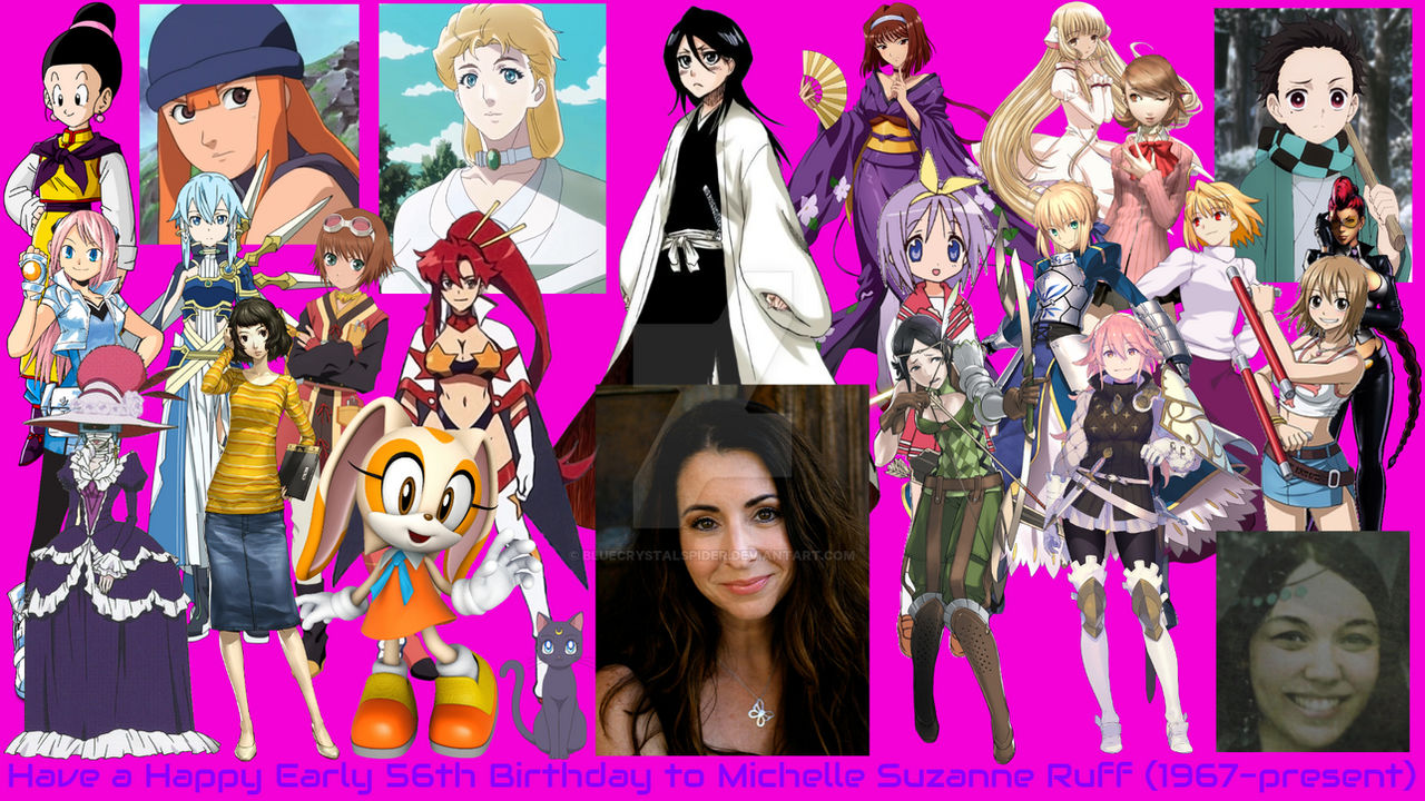 Michelle Ruff Scenes Have a Happy Early 56th Birthday to Michelle Ruff by BlueCrystalSpider ...