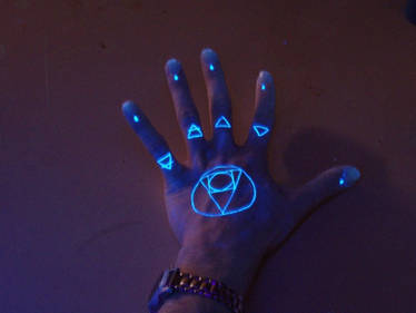 UV Tattoo -  Alchemical Symbols