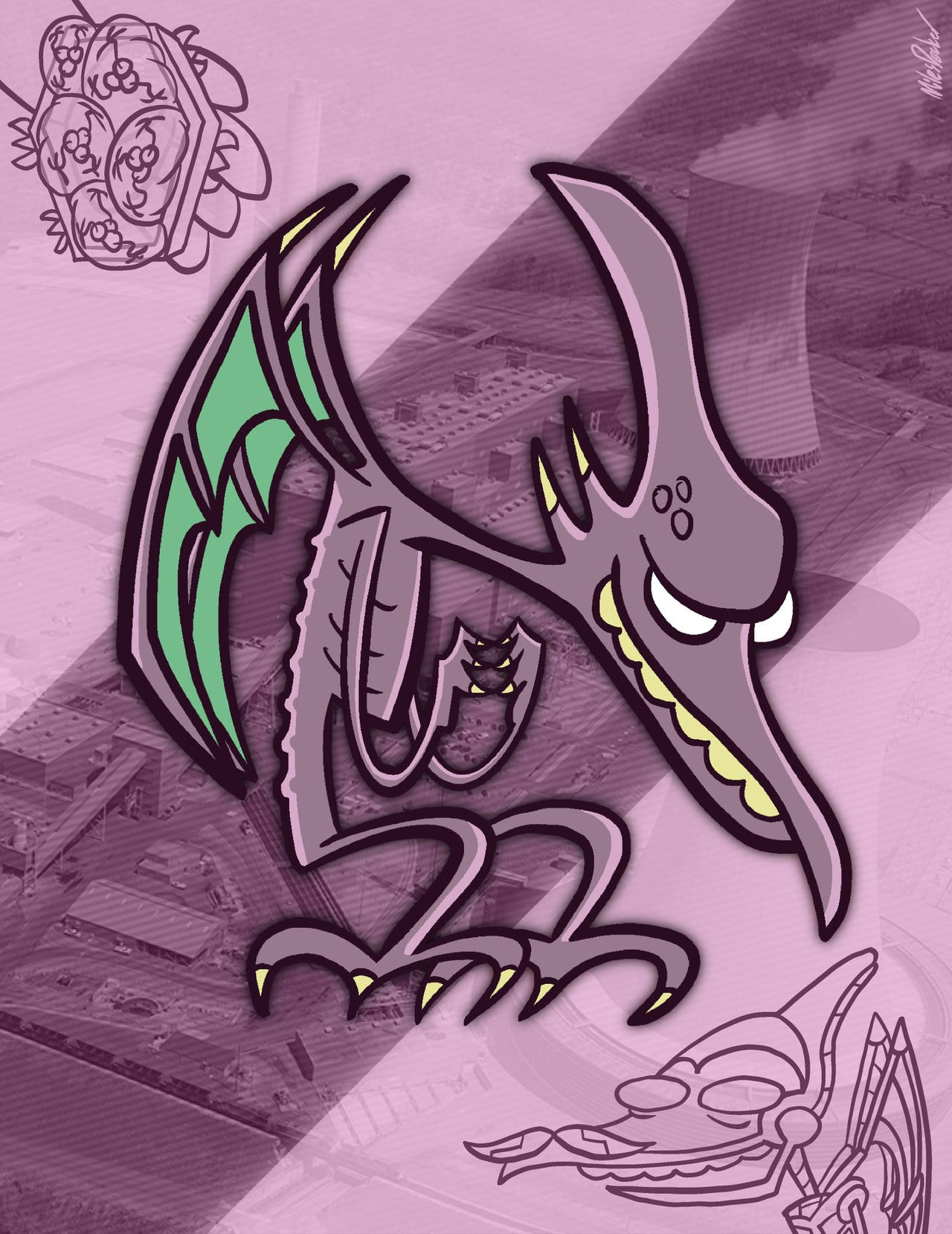 Simpsons Smash Bros 04: Ridley Burns by FlyingEgglant on DeviantArt