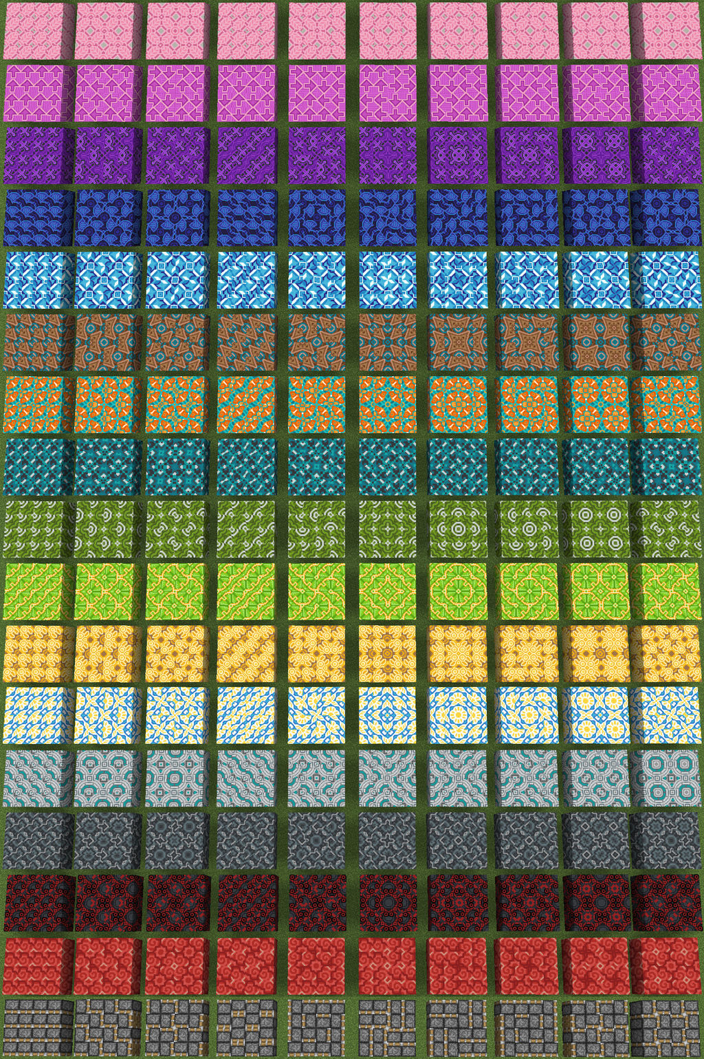 Minecraft 10 Glazed Terracotta Patterns By Zariem On Deviantart Minecraft 10 Glazed Terracotta Patterns By Zariem On Deviantart
