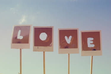 polaroid equals love.