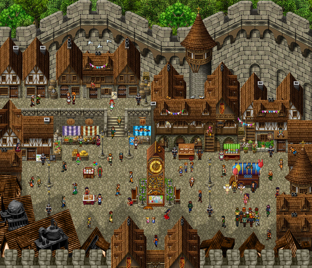 Fleuri Town / Market